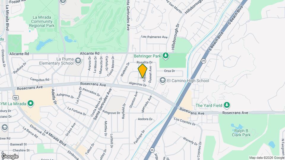 14611 Ermita Ave Mapa y Detalles de la Ubicación