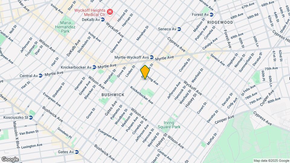 335 Woodbine St Map and Location Details