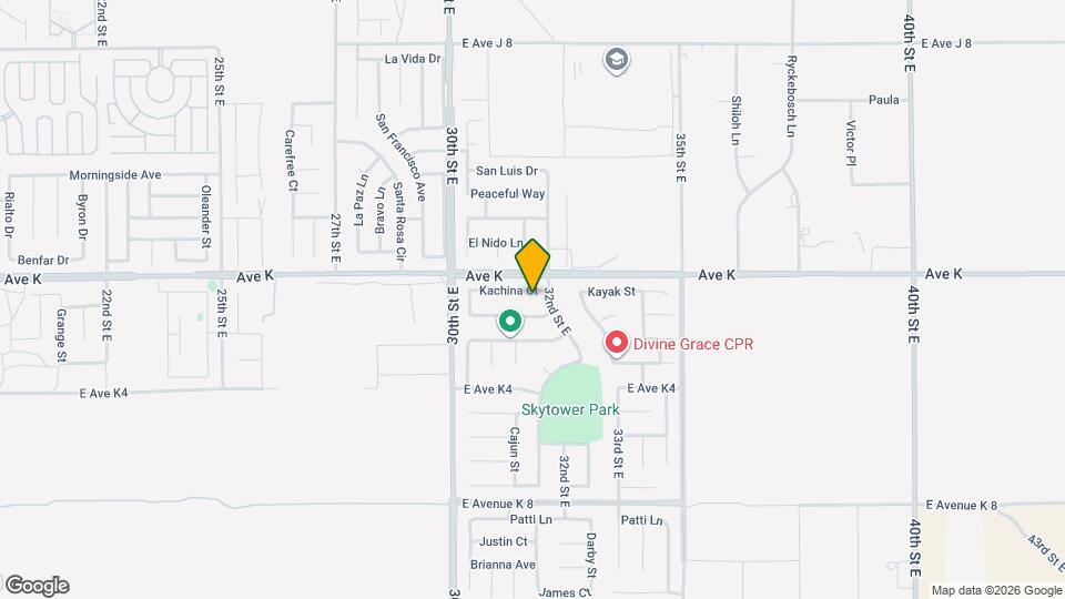 3128 Kachina Ct Map and Location Details