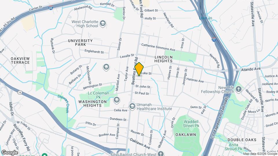 2104 St Mark St Map and Location Details