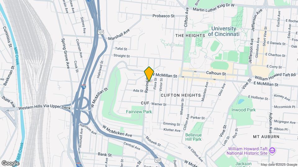 2364 Ravine St Map and Location Details