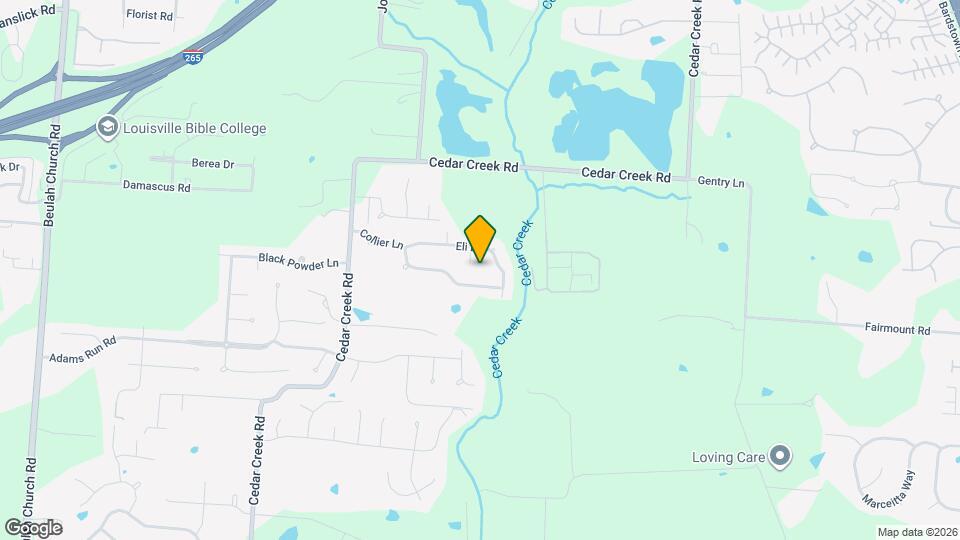 9807 Eli Ct Map and Location Details