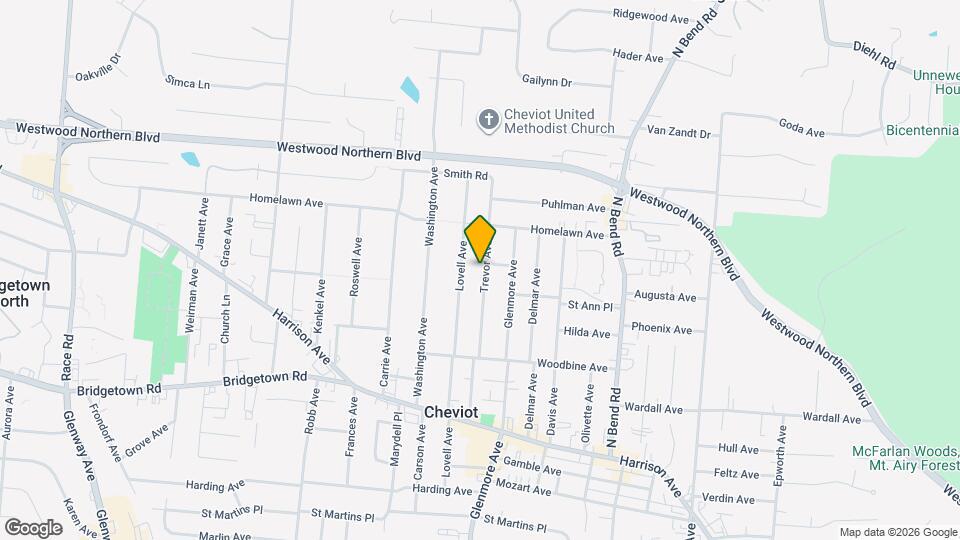 3955 Trevor Ave Map and Location Details