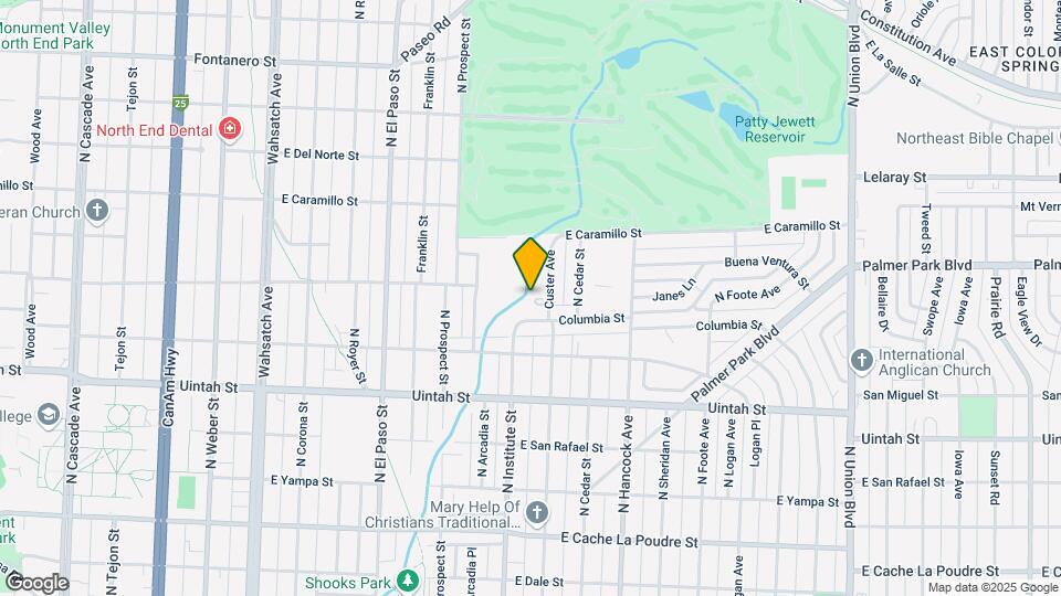 1410 Custer Ave Mapa y Detalles de la Ubicación
