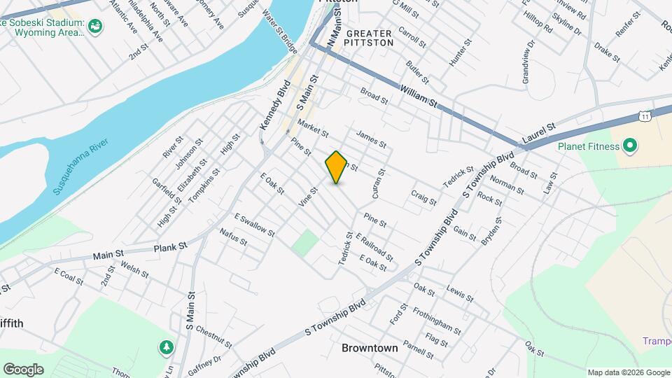 87 Pine St Map and Location Details