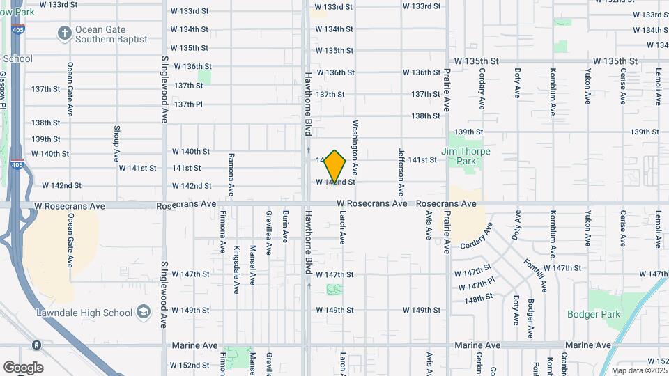 4358 W 142nd St Map and Location Details