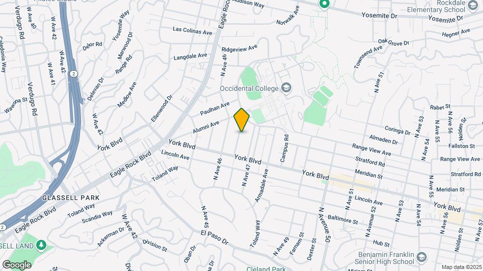1552 Hazelwood Ave, Unit Main house Map and Location Details