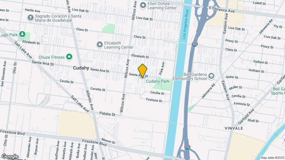 5116-5124 Santa Ana St Mapa y Detalles de la Ubicación
