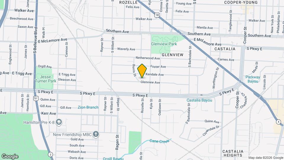 1688 Glenview Ave Map and Location Details