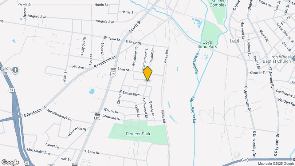 607 Pleasant Ln Map and Location Details