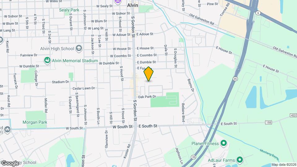 301 Cypress St Mapa y Detalles de la Ubicación