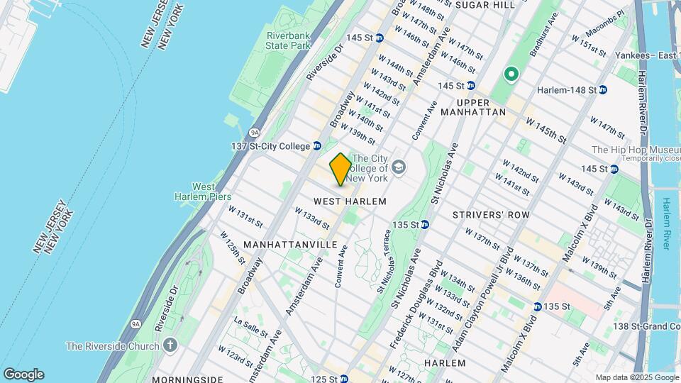 507-509 W 135th St Mapa y Detalles de la Ubicación
