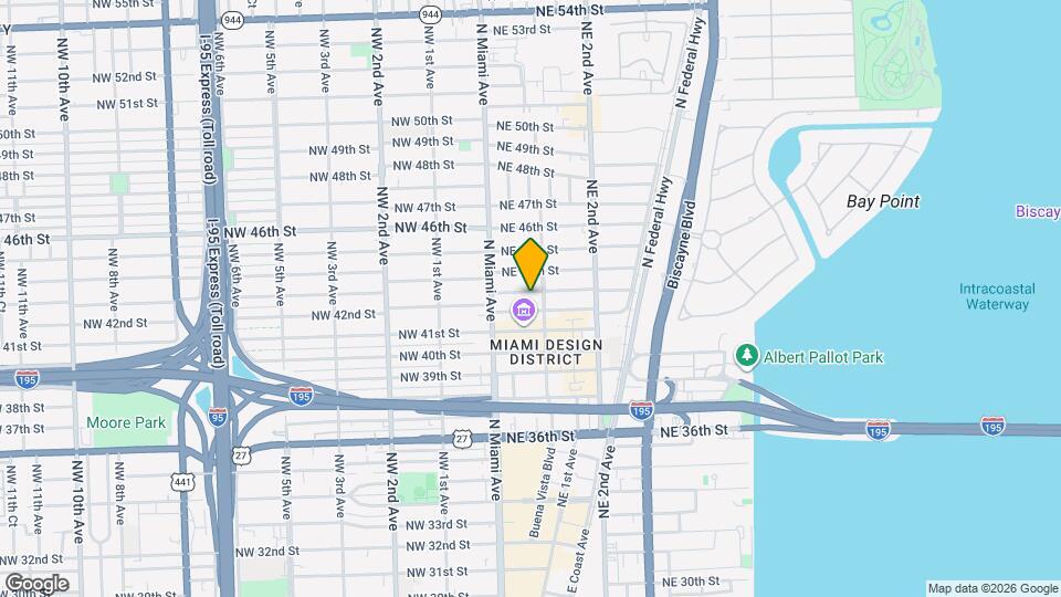 78 NE 43rd St Map and Location Details