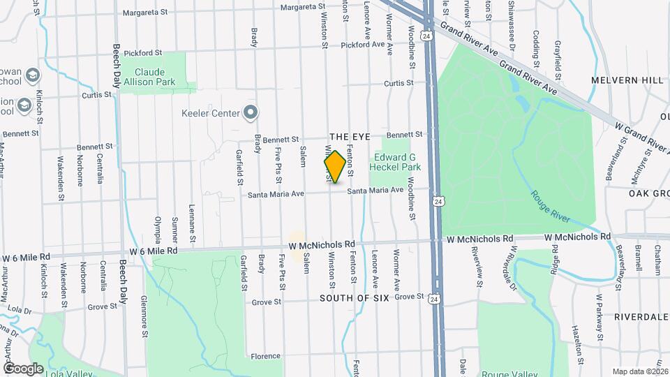 17300 Winston St Map and Location Details