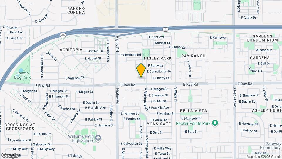 3365 E Liberty Ln Map and Location Details
