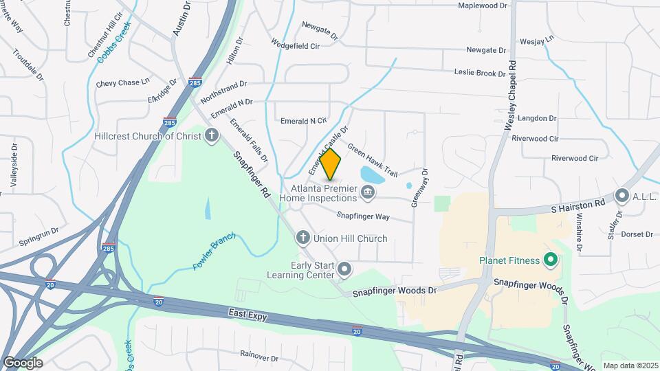 4010 Emerald Lake Dr Map and Location Details