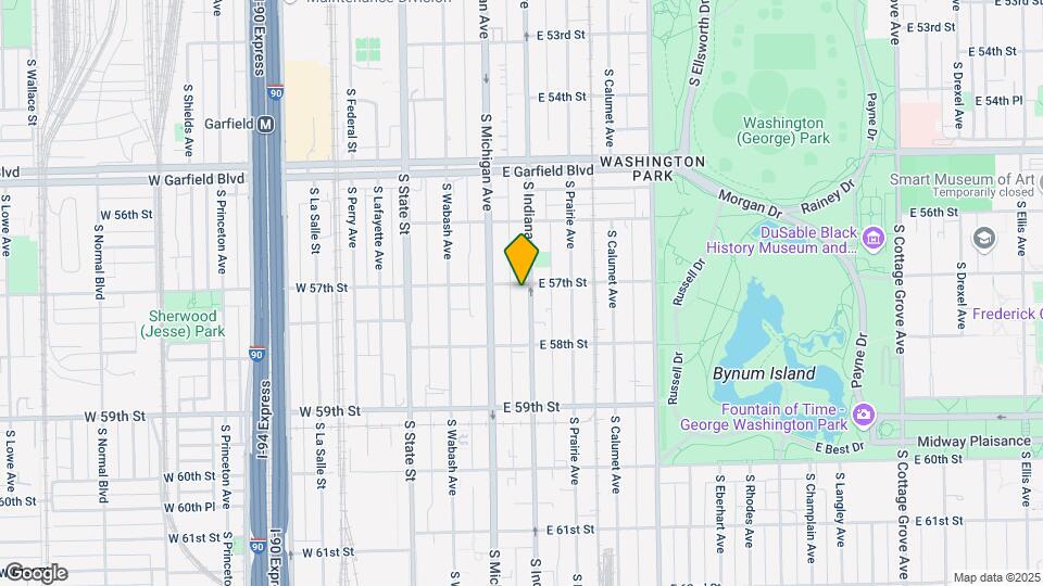 5704 S Indiana Ave Map and Location Details