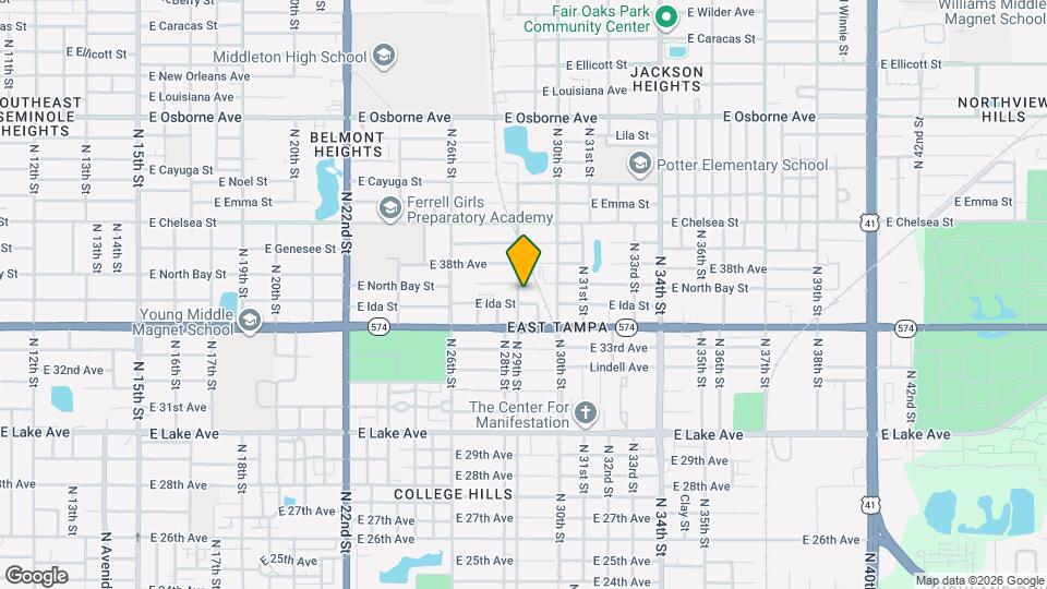 4105 N 29th St Map and Location Details