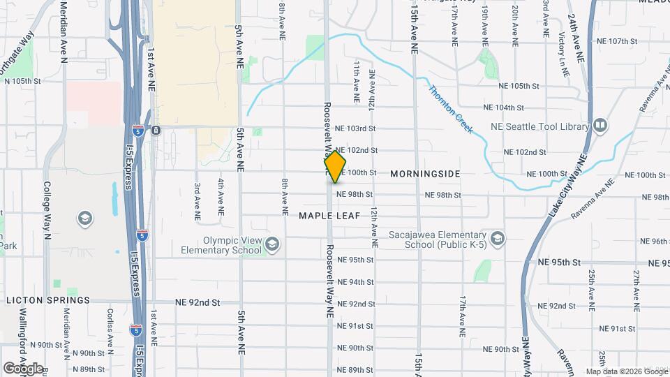 9800 Roosevelt Way NE, Unit #31 Mapa y Detalles de la Ubicación