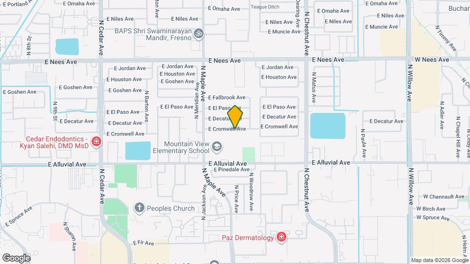 2131 E Cromwell Ave Map and Location Details