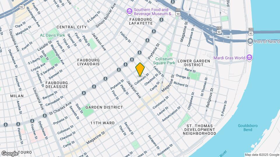 2033 Coliseum St, Unit 1 Map and Location Details