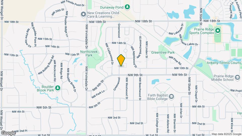 1003 NW Greenwood St Map and Location Details