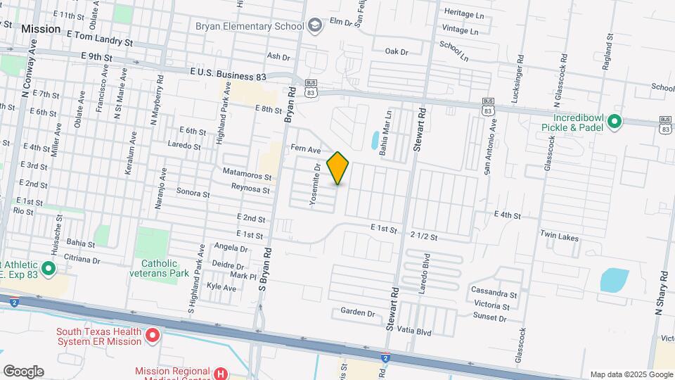 103 N San Jose Dr Map and Location Details