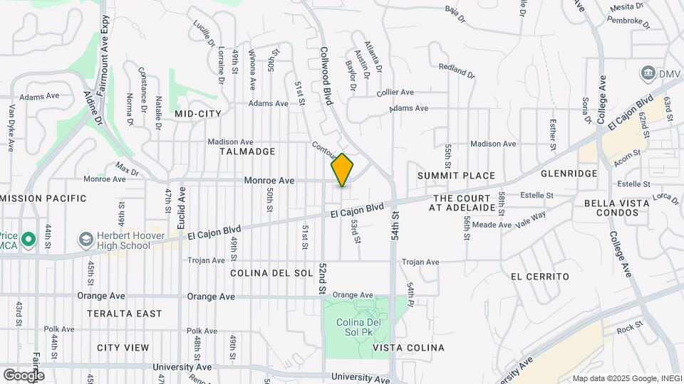 4449 Dawson Ave Map and Location Details