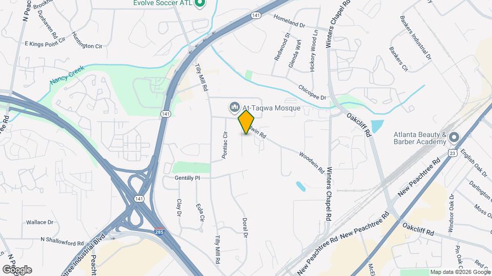 4207 Woodwin Ct Map and Location Details