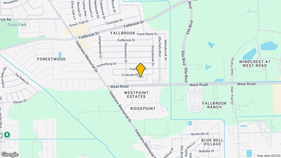 954 Crestbrook Dr Map and Location Details