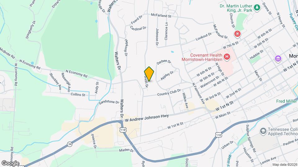 722 Forest Dr Mapa y Detalles de la Ubicación