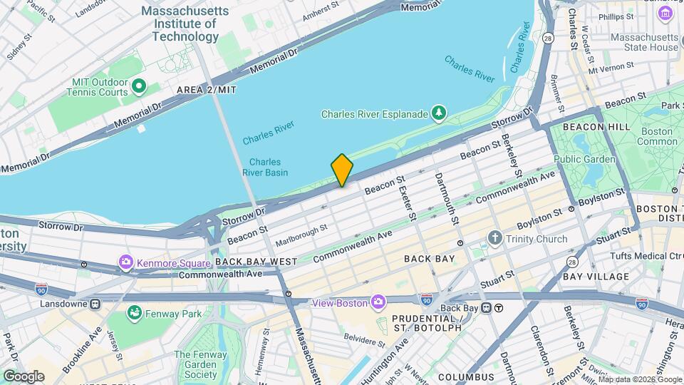 352 Beacon St, Unit 3 Map and Location Details