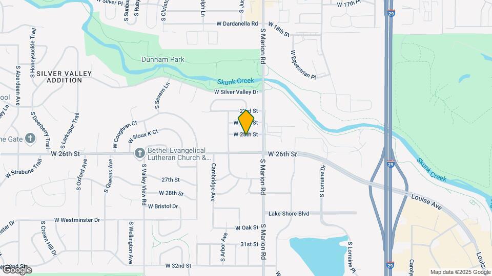 5401 W 25th St Map and Location Details