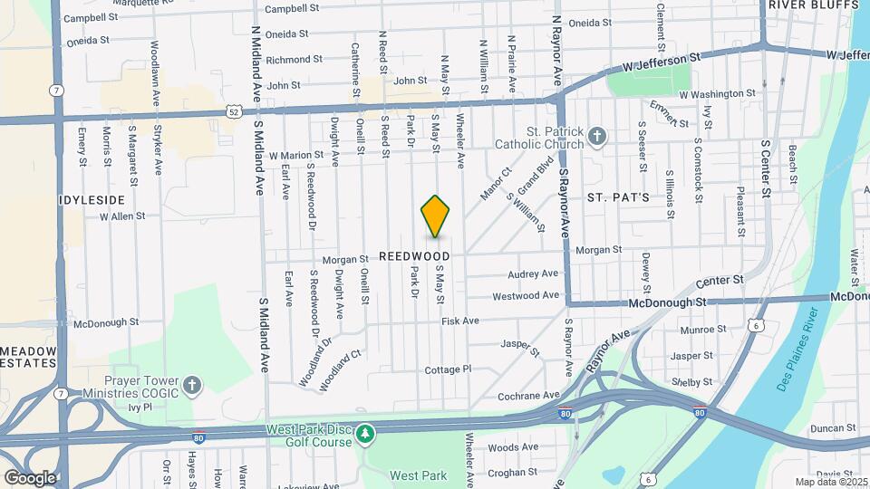 223 S May St Map and Location Details