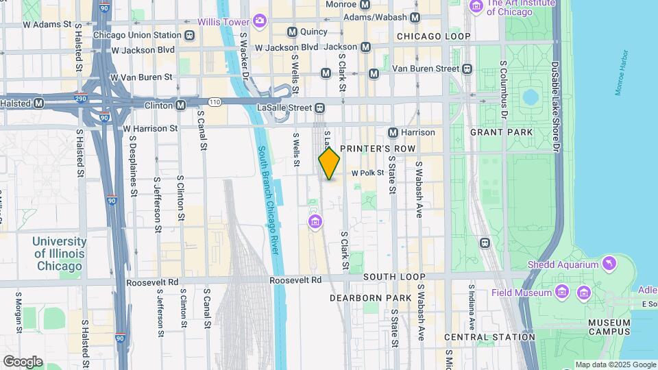 112 W Polk St Map and Location Details