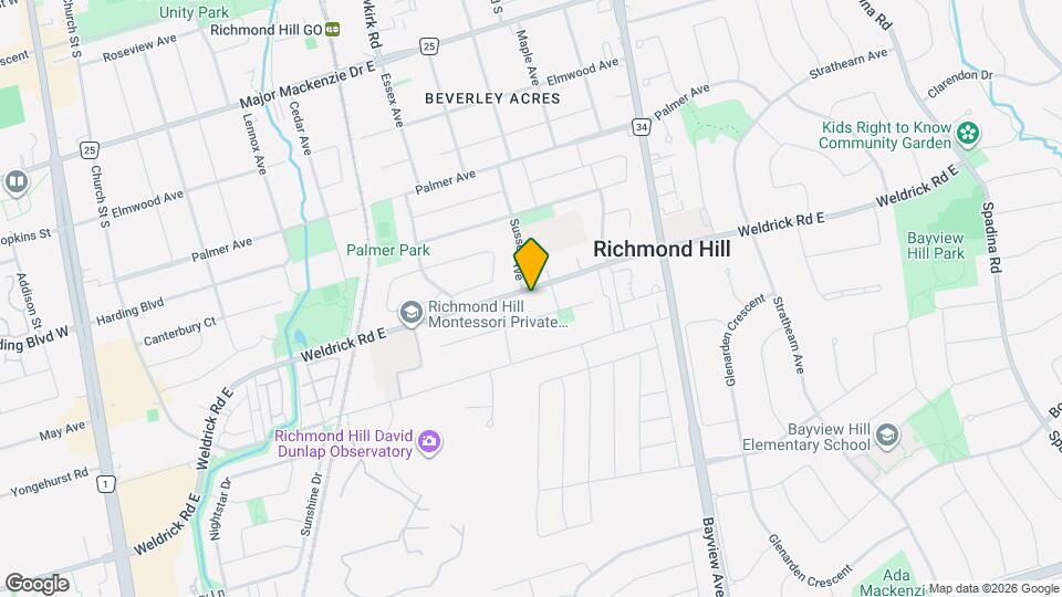 315 Weldrick Rd E Map and Location Details