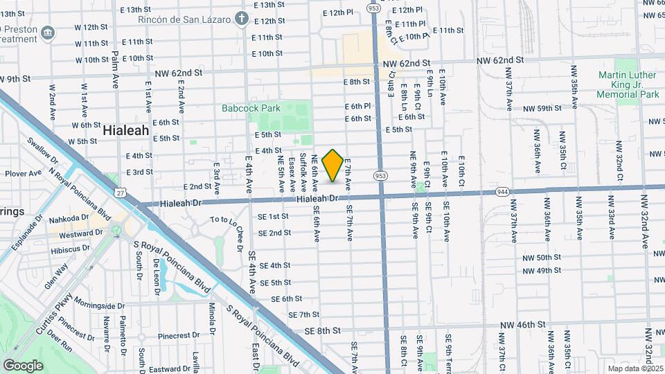 650 NE 1st Pl Map and Location Details