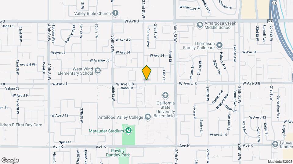 44002 32nd St W Map and Location Details