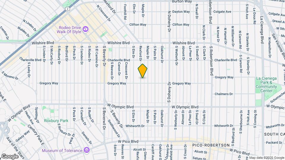 264 S Rexford Dr Map and Location Details