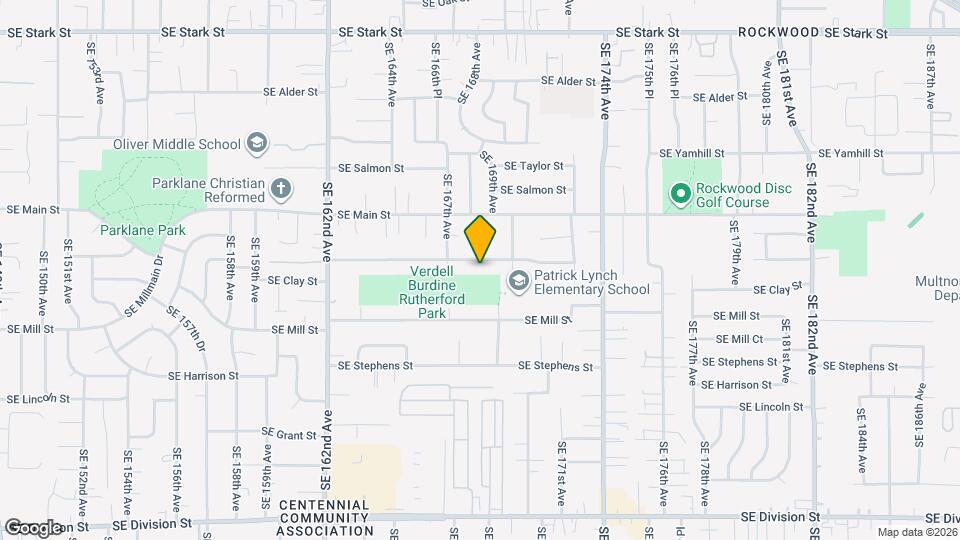 16764 SE Market St Map and Location Details