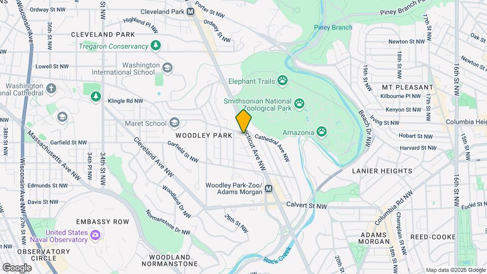 2854 Connecticut Ave NW Map and Location Details