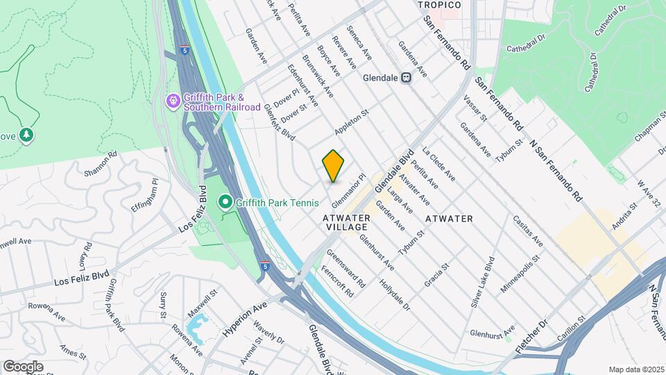 3222 Ingledale Ter, Unit Atwater Village Studio Map and Location Details