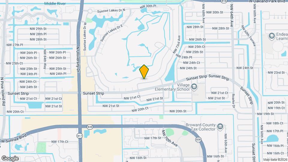 7521 NW 23rd St Map and Location Details