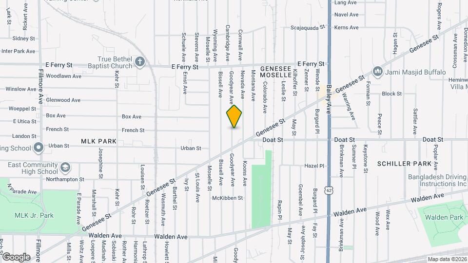 517 Goodyear Ave Map and Location Details