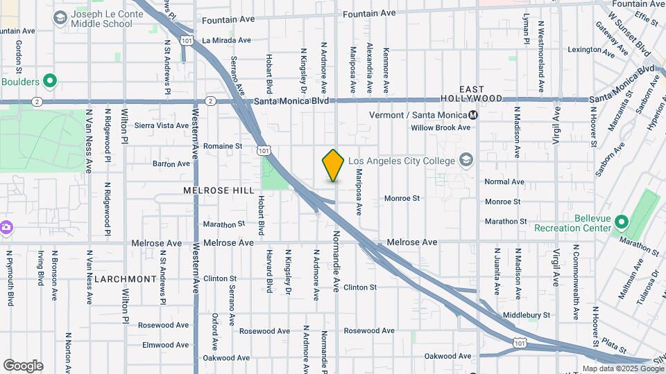 901 N Normandi Ave Map and Location Details