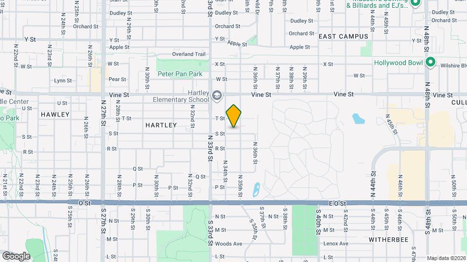 3424 S St Map and Location Details