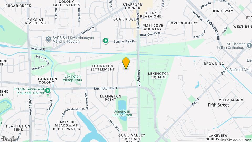 3914 Lexington Manor Ct Map and Location Details