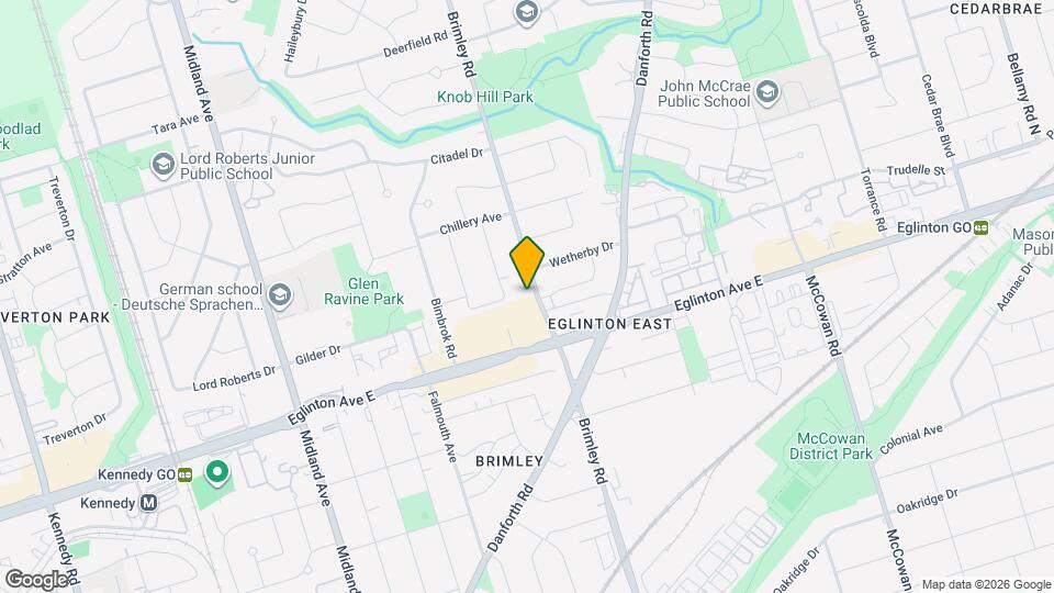 542 Brimley Rd Map and Location Details