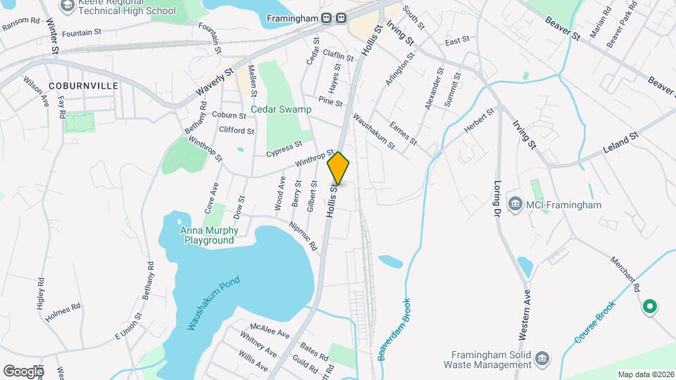 366 Hollis St, Unit 1 Map and Location Details