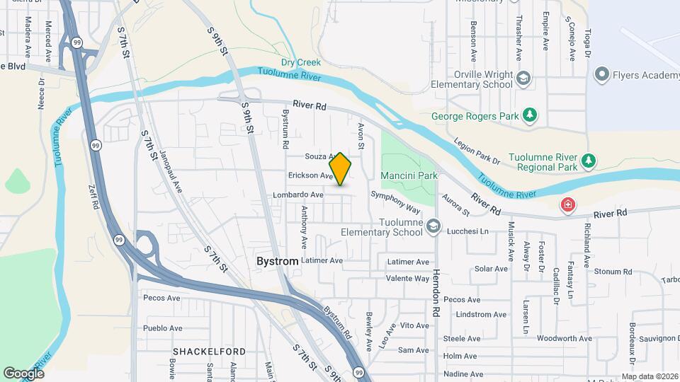 849 Lombardo Ave Map and Location Details